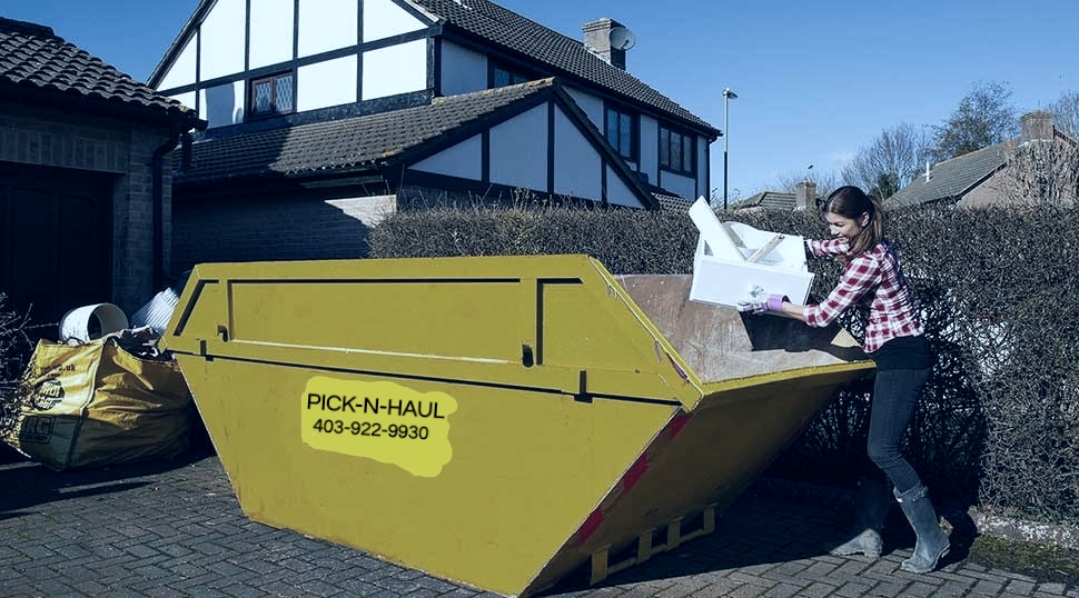 Renovation dumpster rental Calgary by Pick-n-Haul