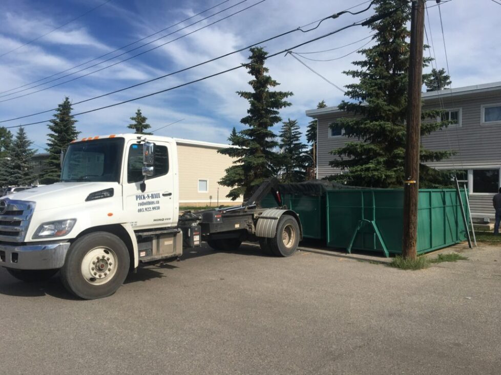 Northwest Calgary dumpster rental by Pick-n-Haul