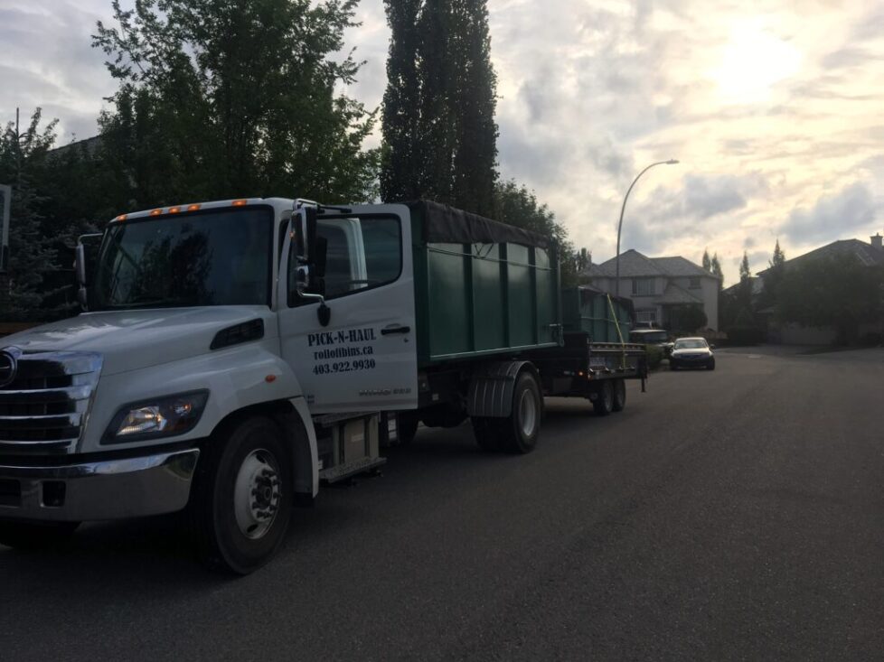 Dumpster rental services Calgary by Pick-n-Haul