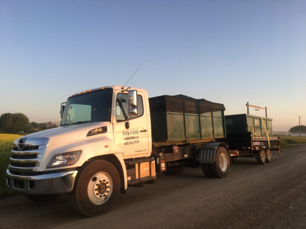 Northeast Calgary dumpster rental by Pick-n-Haul